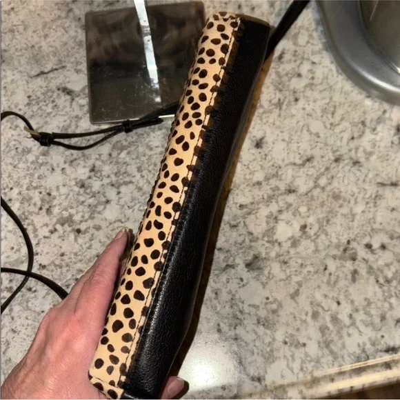 Aimee Kestenberg Leopard Print Crossbody Bag with Black Accents - Picture 8 of 11